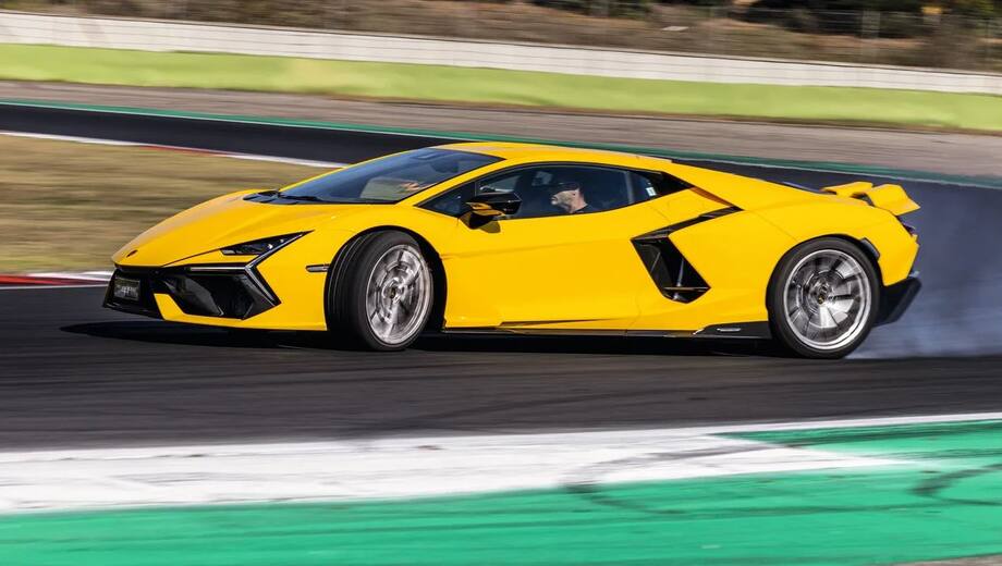 There is no slowing down Lamborghini