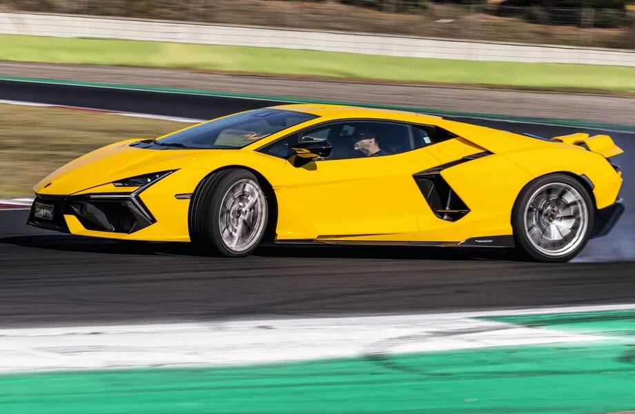 There is no slowing down Lamborghini